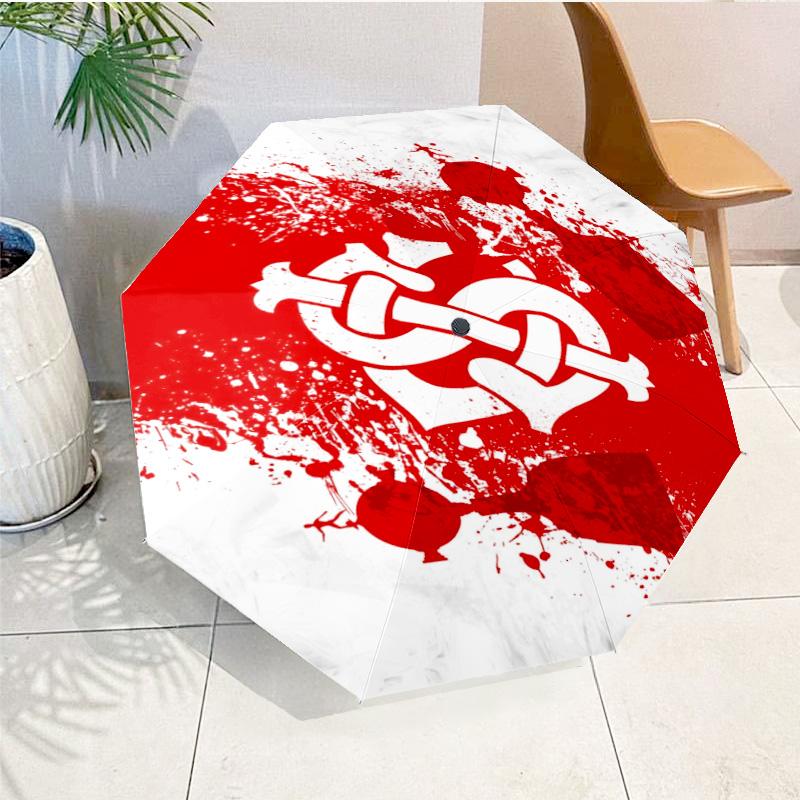 Always Fight Spirit Printed Automatic Umbrella, 8-Frame for Travel, Camping, Casual Umbrella, Essential Gift for for Family and Friends