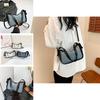 Chic Street Style Shoulder Bag Women's Trendy Retro Underarm Bag 2024 Spring New