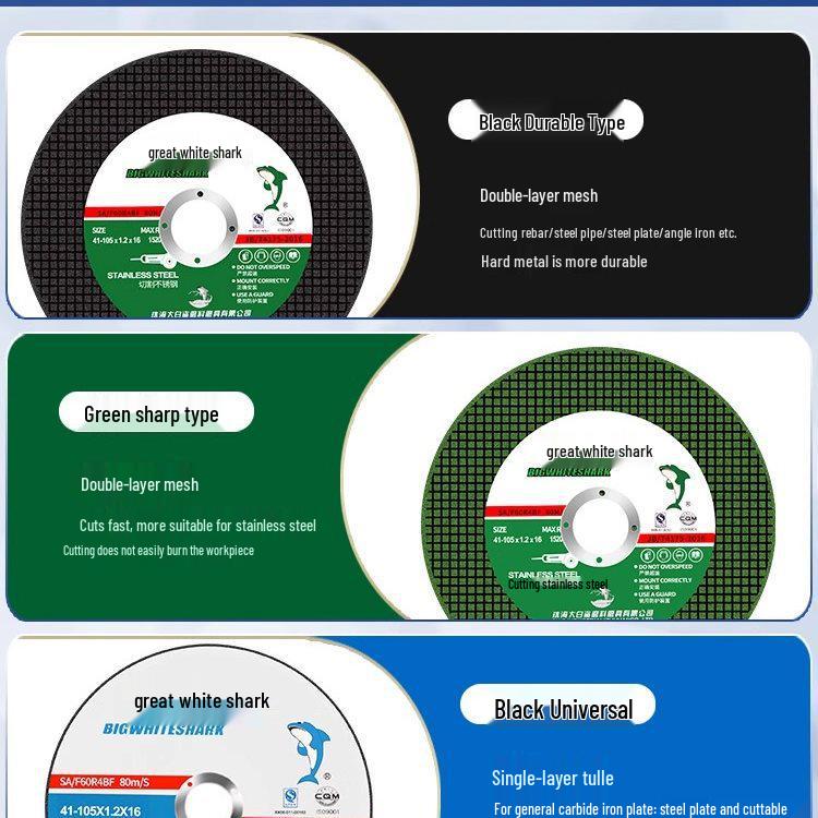 Big White Shark 10-Angle Grinder Disc for Polishing and Metal Grinding