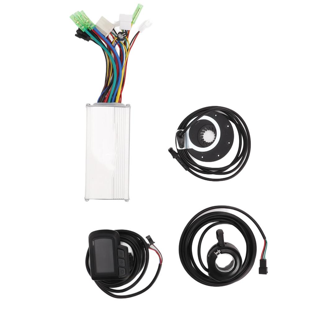 Bicycle Lithium Battery Conversion Kit 36V 48V 500W 22A Brushless Motor Controller EN06 Display Kit