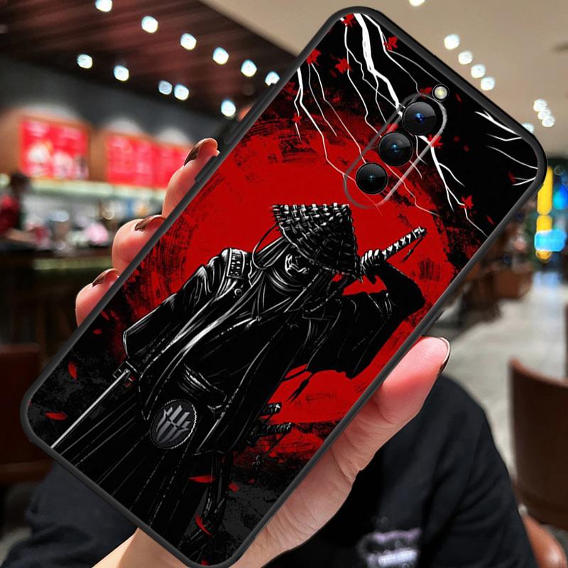Japan Ninja Samurai Red Sun Case For ZTE Nubia Red Magic 10S 10 8 9 8S 9S 11 Pro Plus 5G 6R 6 7 6S 7S Pro 10 Air Cover