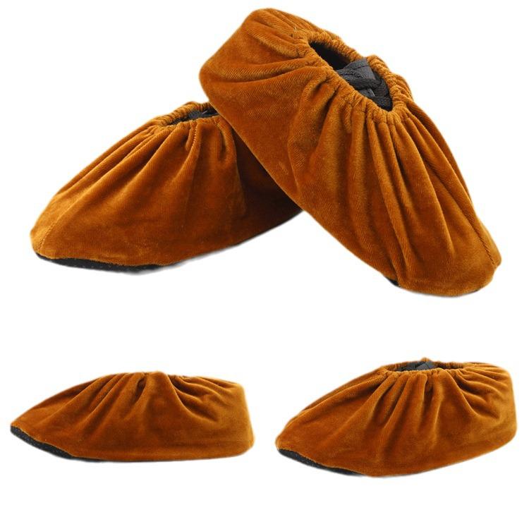 Thickened Velvet Mesh Non-Slip Reusable Shoe Covers for Adults and Students