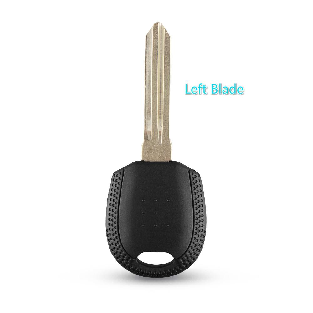 KEYYOU 10X Replacement Blank Car Remote Key Shell Case For Kia Spectra Rio Transponder Chip Key No Chip With Right/Left Blade