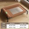 Elevated Dog Bed with Removable Cover Breathable Mesh and Moisture-Resistant Fabric Portable Pet Cot For Dog & Cat