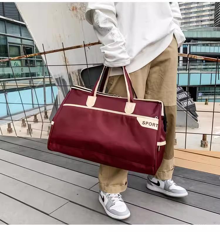 Women's Lightweight Waterproof Travel Crossbody Handbag: Large Capacity for Business or Sports.