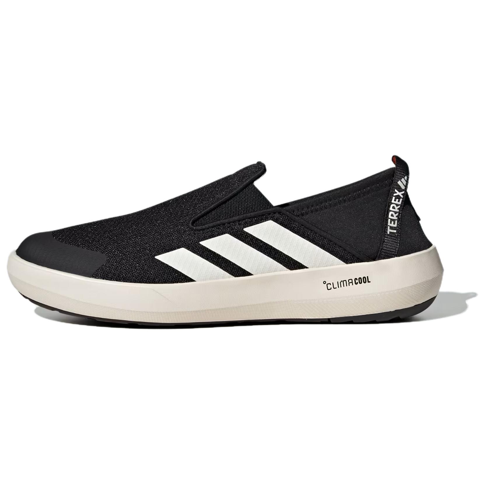 

Adidas Terrex Boat Slip-On Climacool Core Black Chalk White Semi Impact Orange Unisex JI3502 EU 36