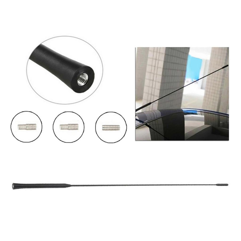 9/11/16Inch Car Roof Mast Whip Stereo Radio FM/AM Signal Aerial Universal Amplified Antenna with Screws Auto Accessories