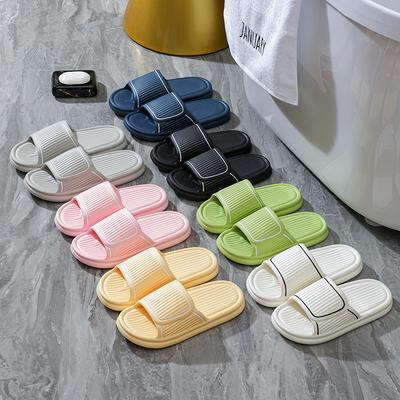 New Home Soft Sole EVA Men's Slippers Women's Anti-Slip Bathroom Slipper Summer Casual Indoor Slippers for Men Sandal Flip-Flops
