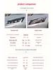 08-13 Accord Headlight Assembly LED DRL Devil Eye with Sequential Turn Signal
