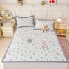 Ice Bean Cold Mat Ice Silk A-class Maternal and Child Grade Household Cooling Mat Bed Sheet Washable 3-Piece Set
