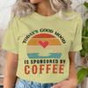 Unisexs Love Coffee Graphic Tee Coffee Lover Retro Vintage T Shirts Casual Crew Neck Short Sleeve Tshirt Trendy Unisex Clothing