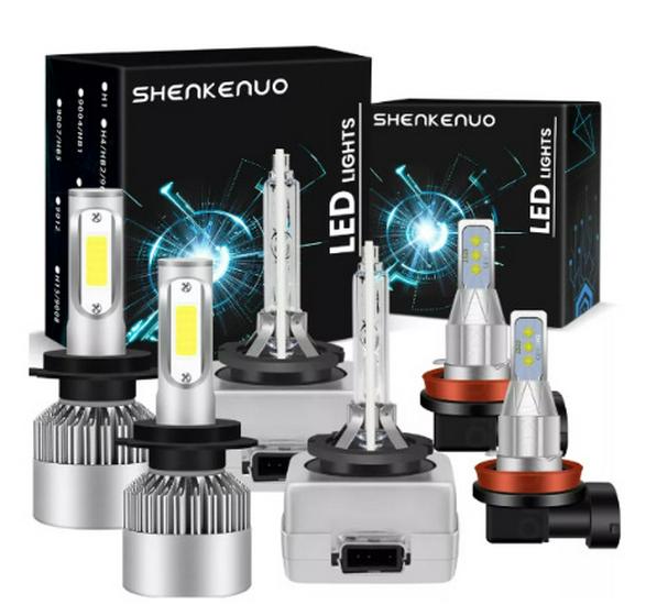 LED Scheinwerfer Kombi-Set: H11, H8, H9005, 9006, H4, H7, H13, 9007, 880, 881
