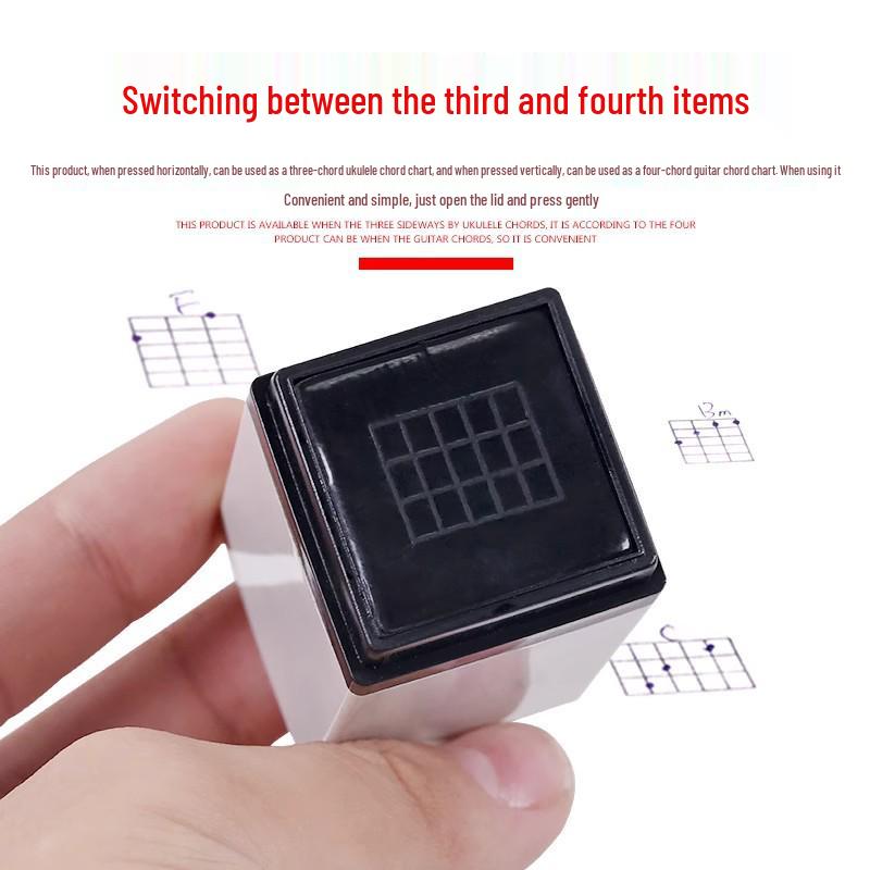 Ukulele & Classical Guitar Chord Stamp for Easy Notation