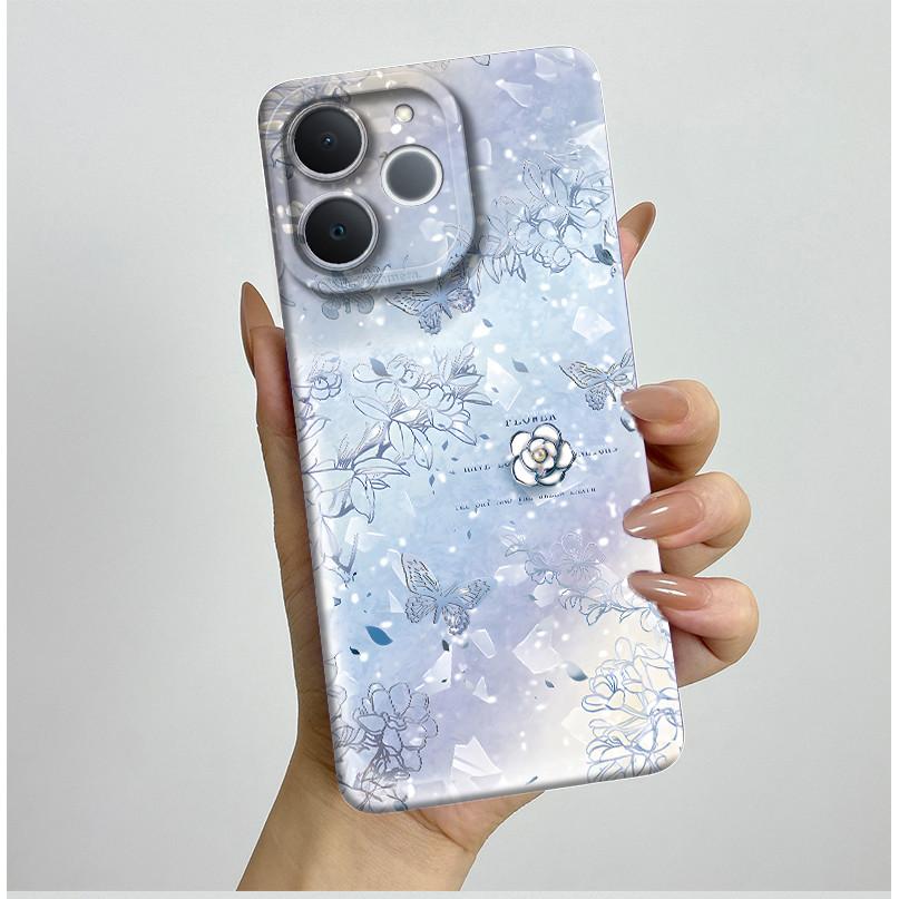 For Realme Note 70T Phone Case Aesthetic Butterfly Flower Anti Drop Protection Covers For Realme Note 70 T Note70T Bumper Casing