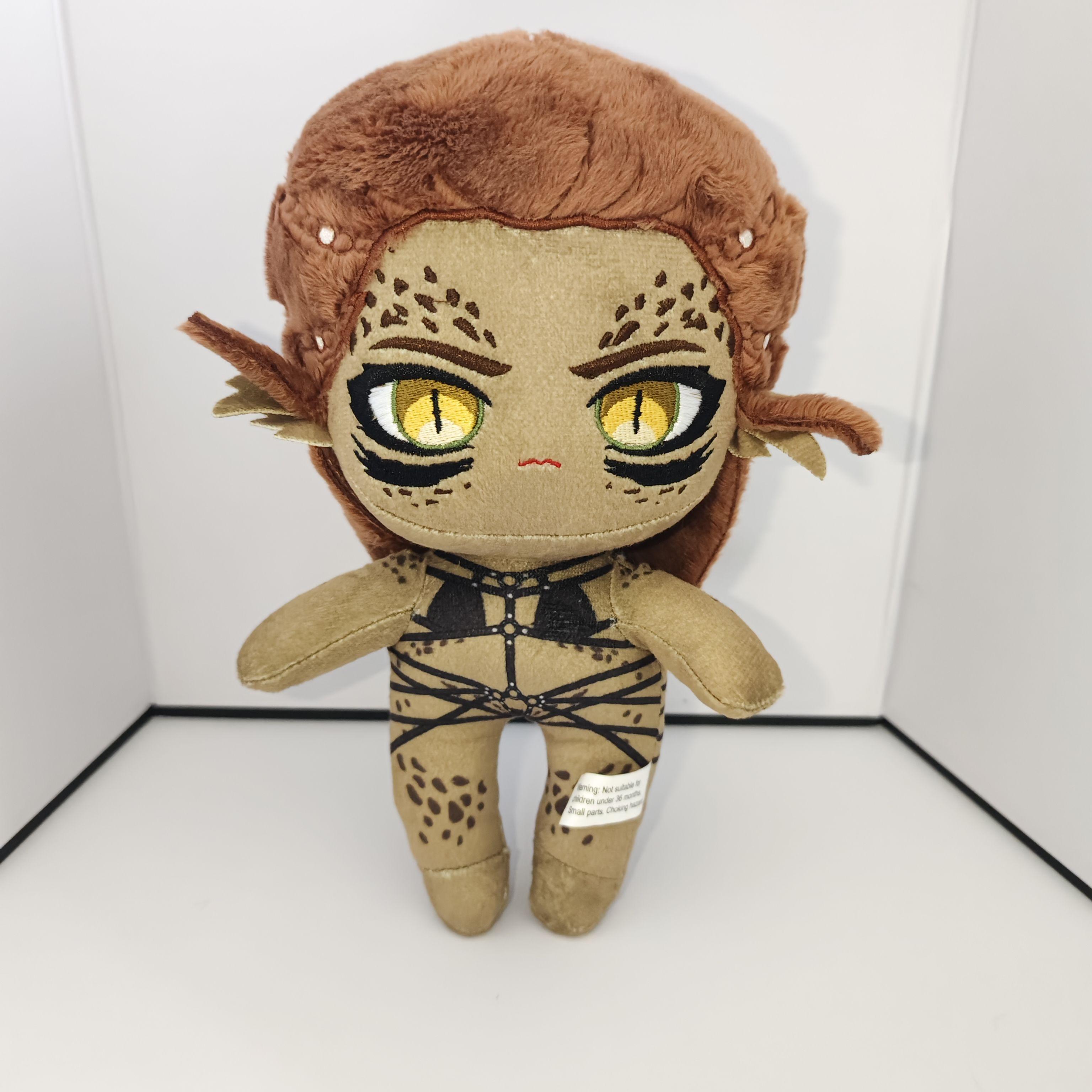 Baldur'S Gate 3 Pluche Lae'Zel Minthara Shadowheart Wyll Zachte Knuffels Spelpersonages Pluche Knuffels Voor Fans Kinderen Verjaardagscadeau 25cm