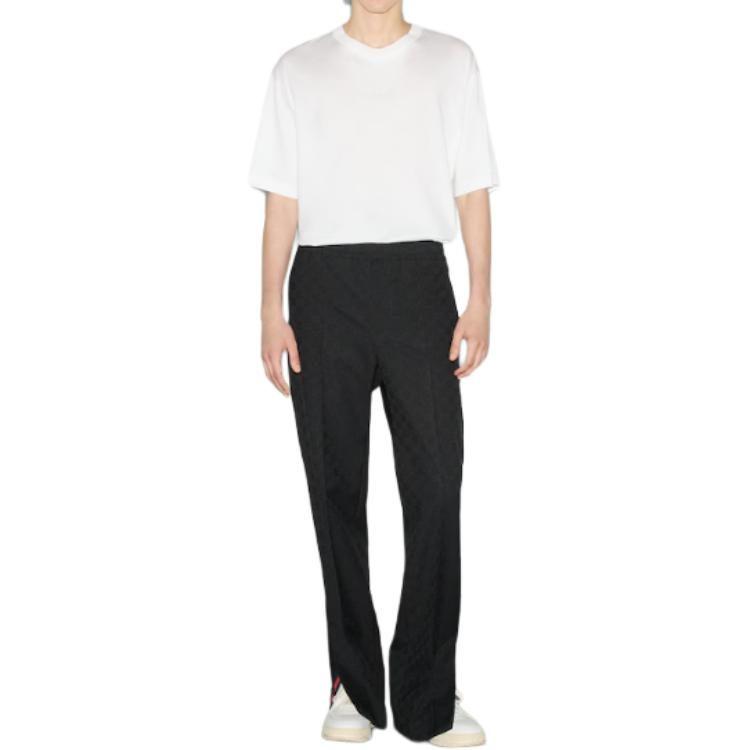 GUCCI Monogrammed Straight Leg Pants 791166-ZAORH-4036