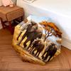 1 PC Automatic Folding Umbrella - Elephant Pattern, Portable & Foldable Design with 8 Ribs, Christmas Birthday Gifts