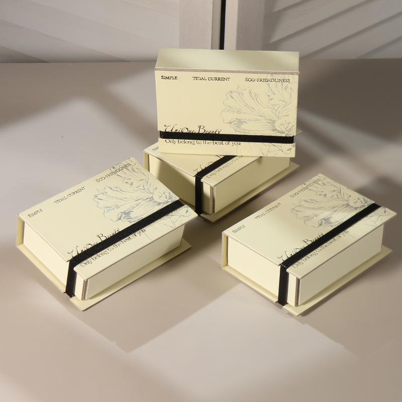 Necklace Storage Box Premium Flip Cover Jewelry Box Book Shaped Organizer Versatile Jewelry Packaging Box For Jewelry Gift