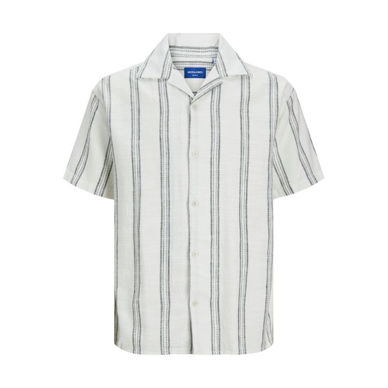 

Рубашка с коротким рукавом кабана саржа Мужская JACK & JONES XXL белый