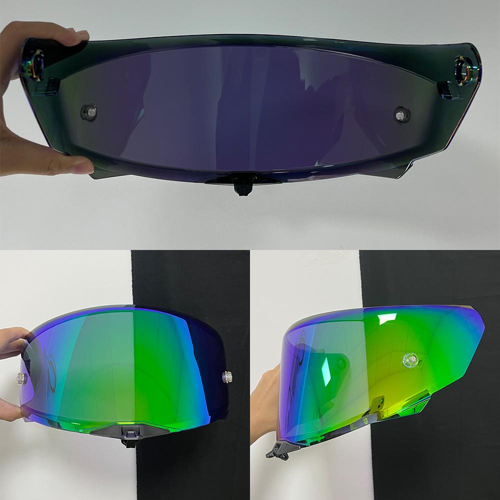 TT REVO Hochauflösende galvanisierte Linse für Tag-/Nachtgebrauch mit UV-Schutz – Passend für TT REVO Motorradhelm.