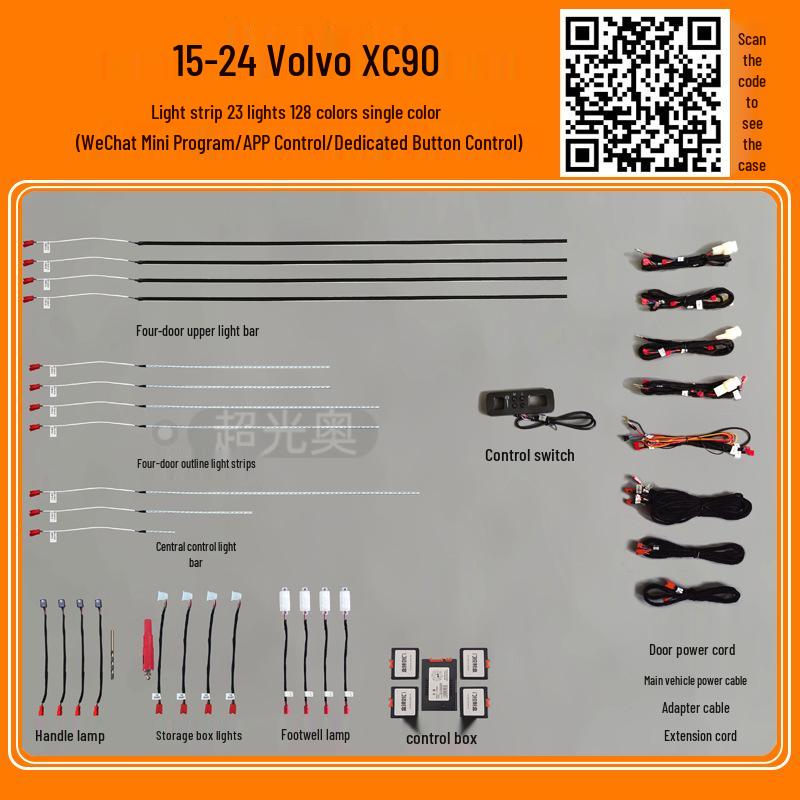 

Комплект пользовательской подсветки салона Volvo XC90/S90/XC60/S60