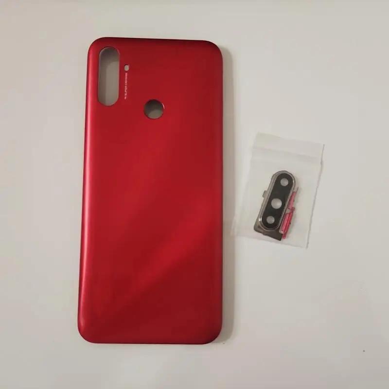 Novaphopat Per Realme C3 RMX2020 Cover Posteriore Sportellino Batteria Pannello Posteriore Scocca Posteriore Con Lente Fotocamera e Cornice Pulsante Chiave Laterale
