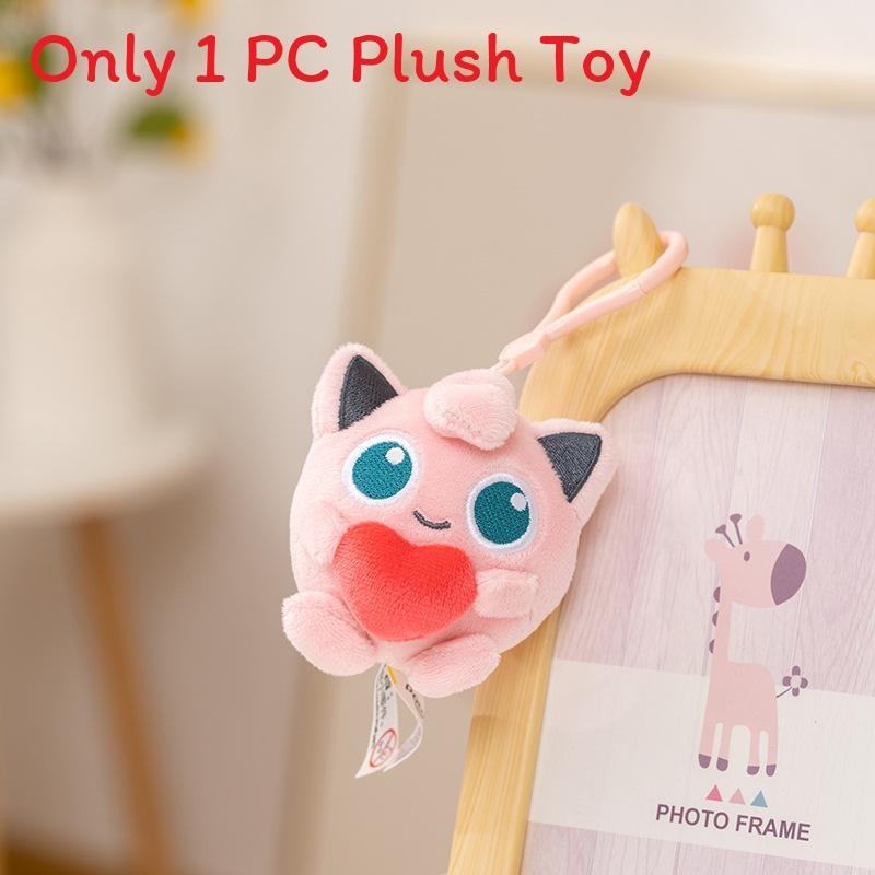 Plush Pokémon Toy Cute Cartoon Keychain Backpack Pendant Children Holiday Gift