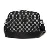 MLB Monogram Series NY Yankees Vintage Floral Print Letter Logo Polyester Camera Bag Crossbody Shoulder Bag Unisex Bags Black 3ACRM012N-50BKS