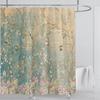 Chinese Style Flower and Birds Tree Shower Curtains Crane Pattern Bath Curtain Waterproof Bathroom Decor With Hooks 3d Printing