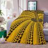 Polka Dot Künstlerin Yayoi Kusama Decke für Sofa Büro Bett Flugzeug Reise Schlafen Lesen Entspannen Camping Weich und Warm