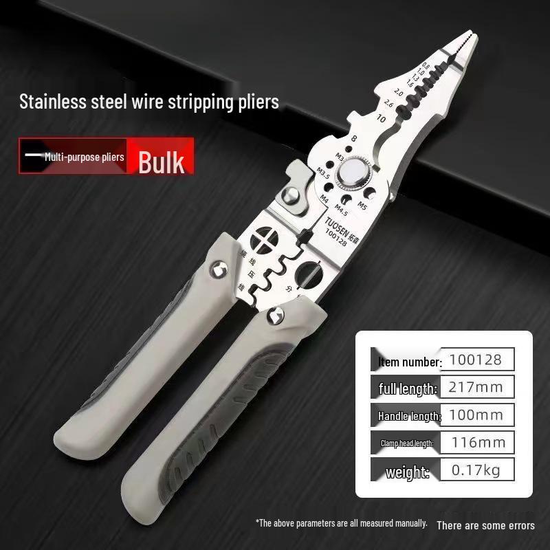 Universal Multi-Function Wire Strippers: Handheld, Industrial-Grade for Electricians