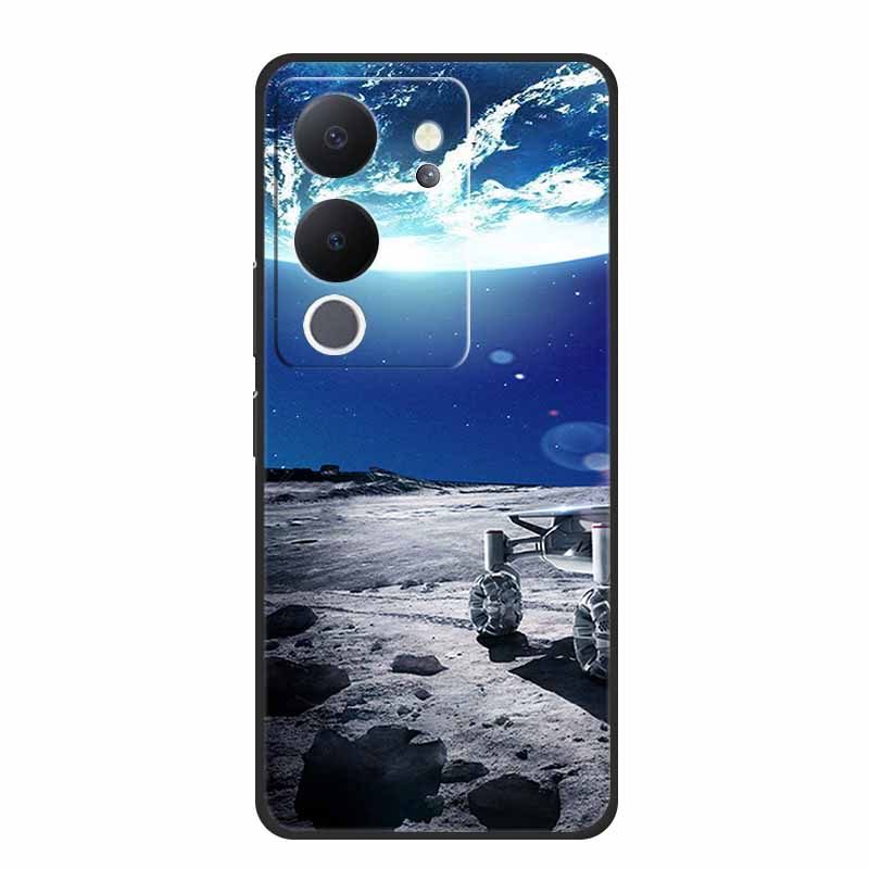 Phone Case For Vivo V30 Lite 5G Back Cover Case Shockproof Black Silicone Soft Funda For Vivo V30 Lite Case V 30 Lite Coque Capa