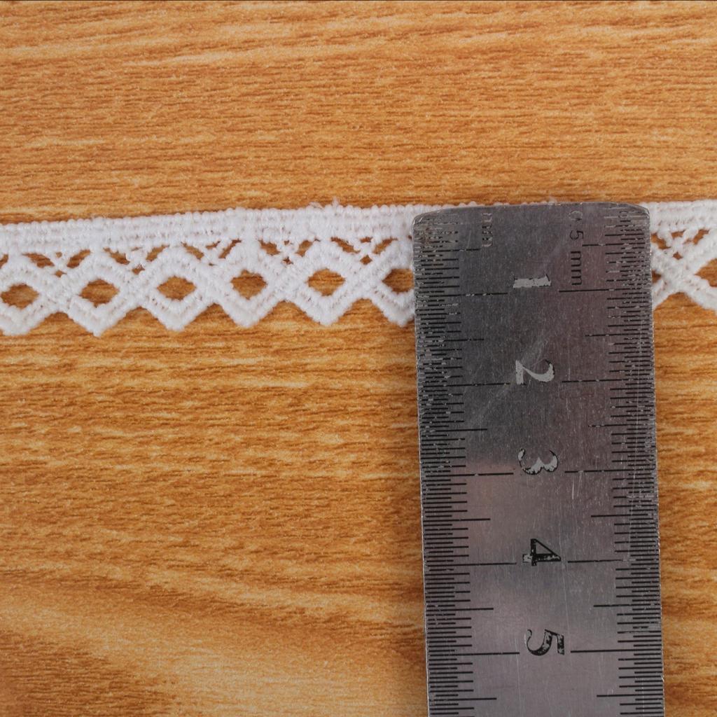 Milk Silk Lace, Hollow Water-Soluble Embroidery Unilateral Bean Lace Accessory Lace