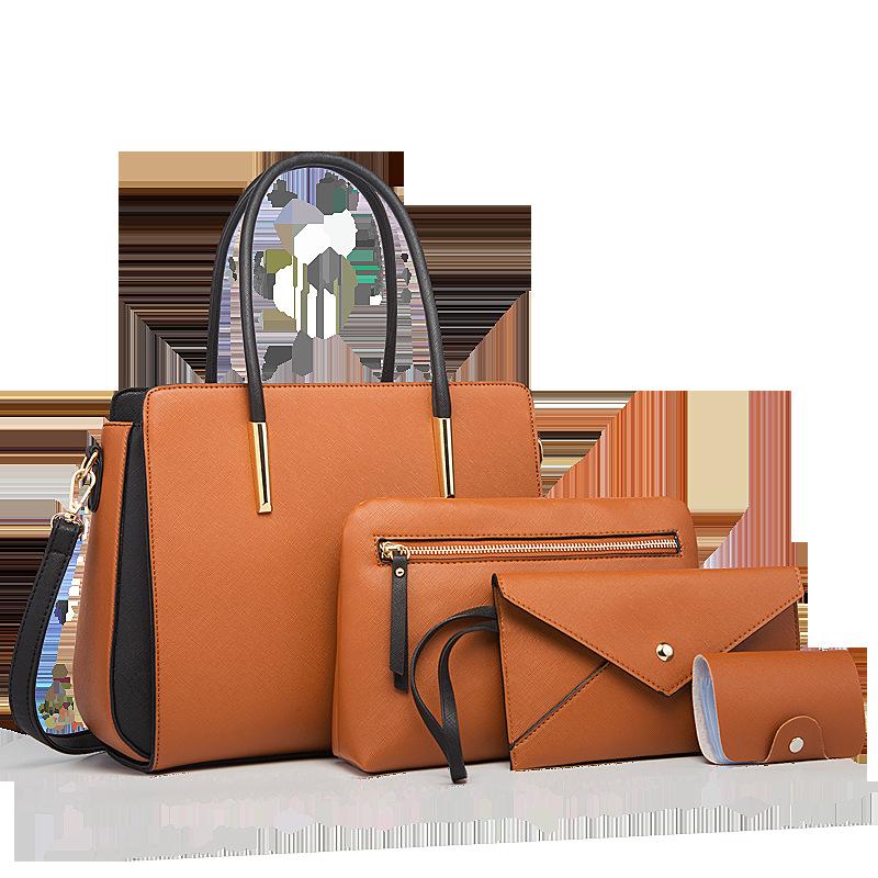 New Women's Bags, Fashionable Women's Bags, One-shoulder Portable Messenger Bags, Fashionable Mother and Child Four-piece Set