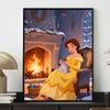 Disney Diamond Painting DIY Cozy Winter Scene Diamond Art Painting Set for Home Office Decoration Handmade Gifts