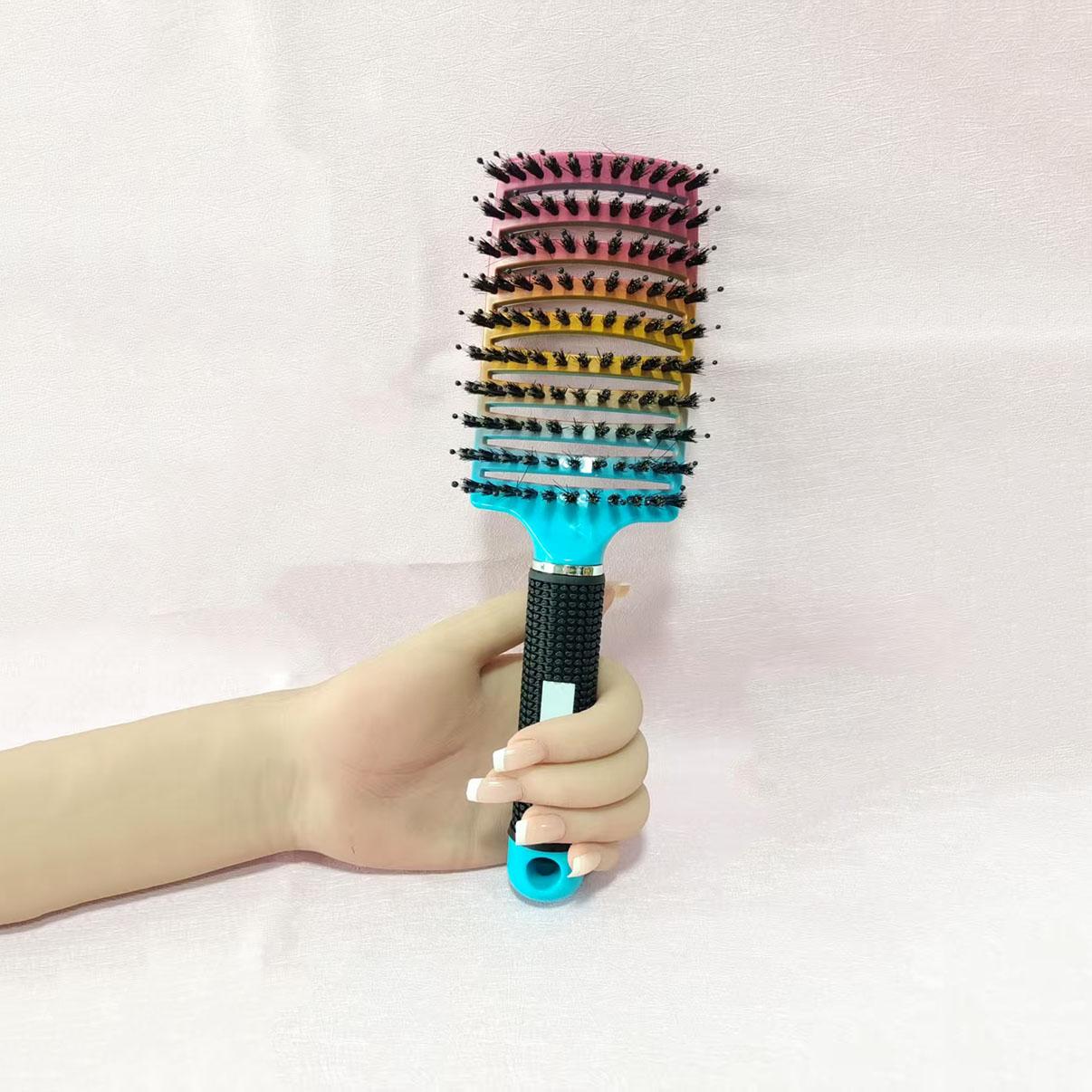 

1pcs Hair Scalp Massage Comb Bristle Nylon Hairbrush Wet Curly Detangle Anti-Static Hair Brush for Salon Hairdressing Styling To