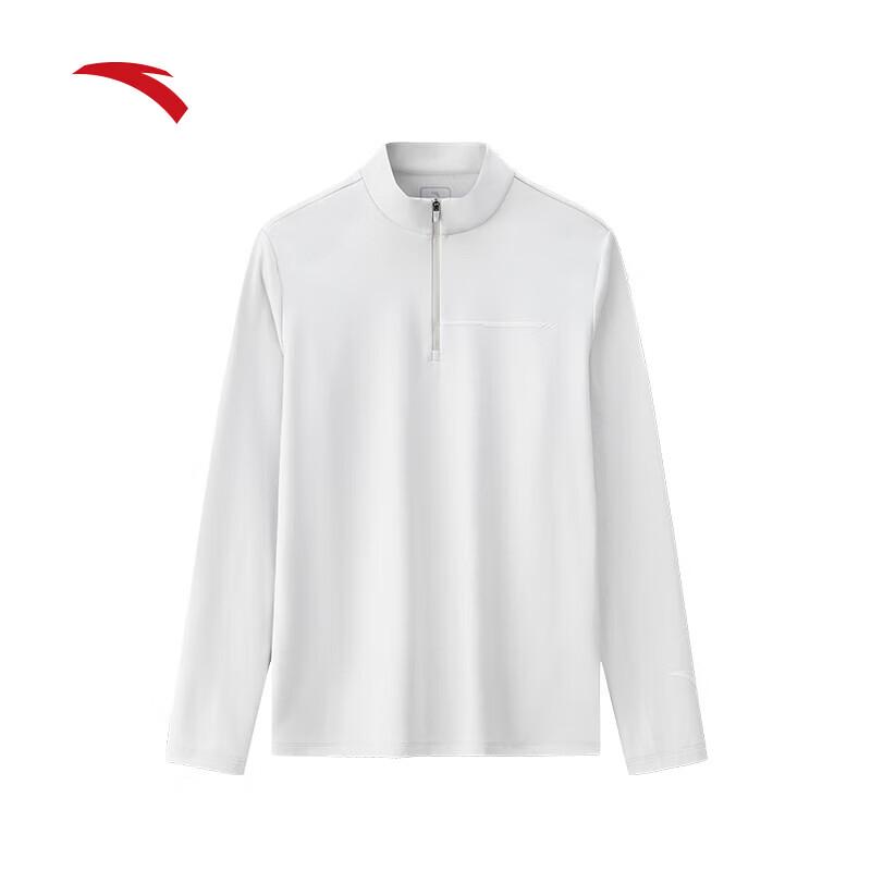 ANTA Men's Half-Zip Long Sleeve Performance T-Shirt