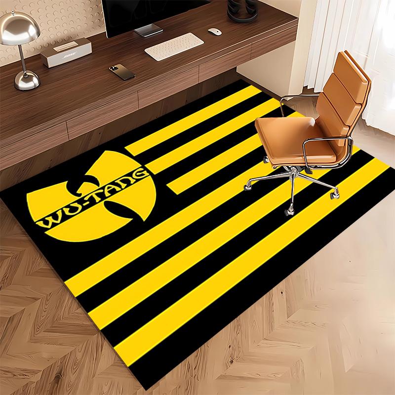 Wu-T-TANG Clans Print Area Rug - Soft,Washable Non-Slip Indoor Mat,Living Room,Home Office Decorative Rug