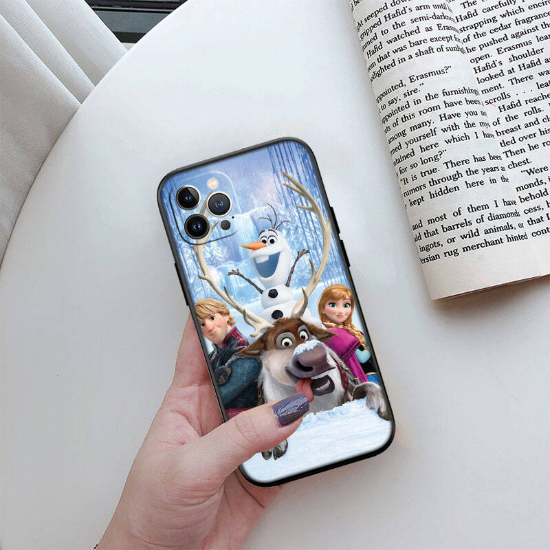 RT49 Frozen Olaf Elsa Anna Phone Case for iPhone 7 8 11 12 13 14 15 16 17 16E XS Pro Max XR X SE Air