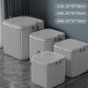 Waterproof Fabric Storage Bag - Large Capacity for Quilts, Comforters, and Closet Clothes