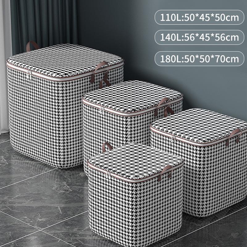 Waterproof Fabric Storage Bag - Large Capacity for Quilts, Comforters, and Closet Clothes