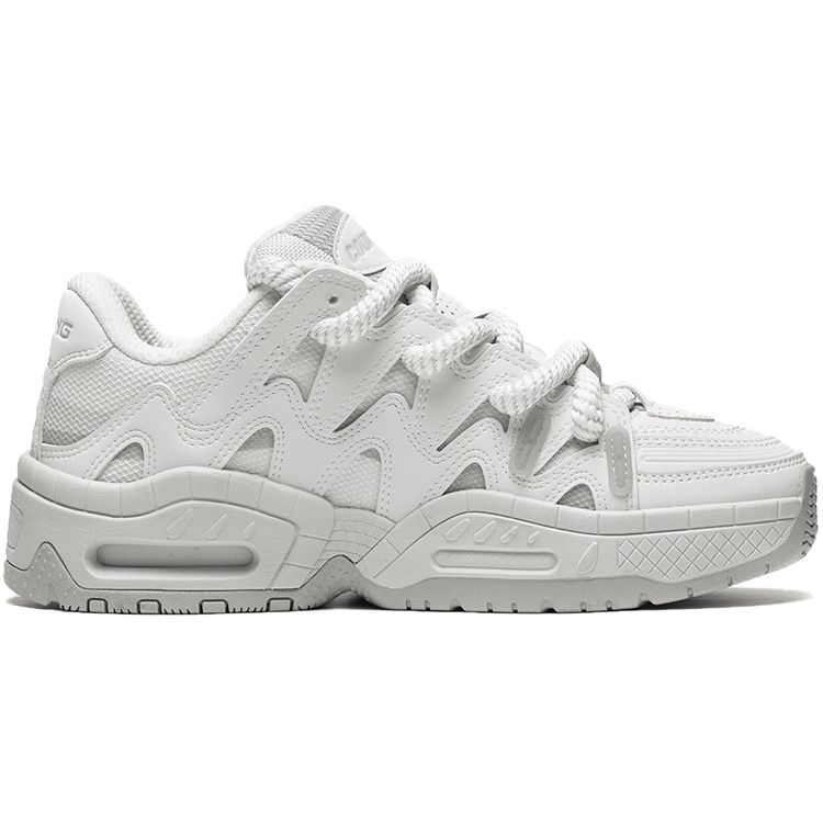 Li Ning CF Su Yu 2.0 Lightweight High Resilience Comfortable Wear Resistant Non Slip Low Top Sports Casual Shoes Women sneaker White Gray AGCT178-1