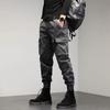 Herren Cargohose Elastischer Bund Verstellbarer Kordelzug Lässige Overalls mit mehreren Taschen Einfarbig Regular Fit Hose