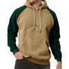 Men's Colorblock Sweatshirt Hoodie Men's Sports Large Size Casual Sweatshirt