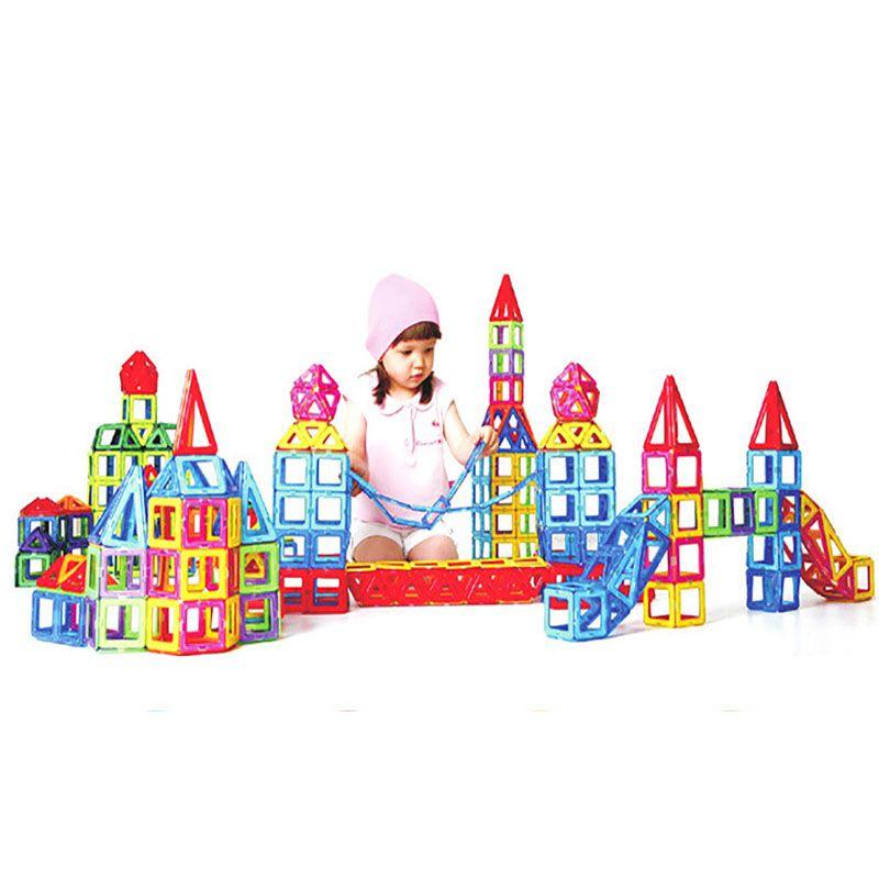 Multicolor Magnetic Building Blocks With Good Abrasion Resistance For Creative Kids