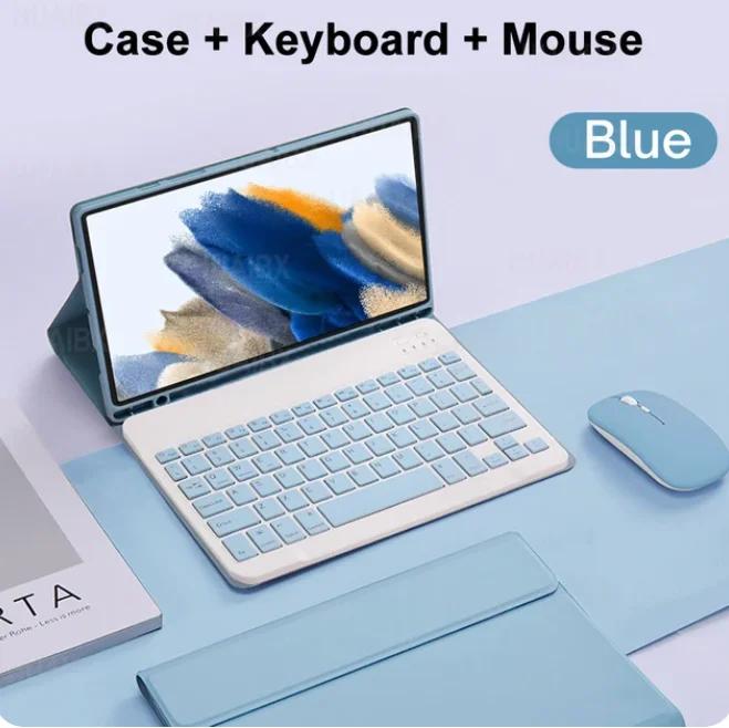 Per Tablet Samsung Galaxy Tab A9 da 8,7 Pollici Custodia Tastiera Copritastiera Staccabile per Samsung Tab A9 SM-X110/X115/X117 Funda