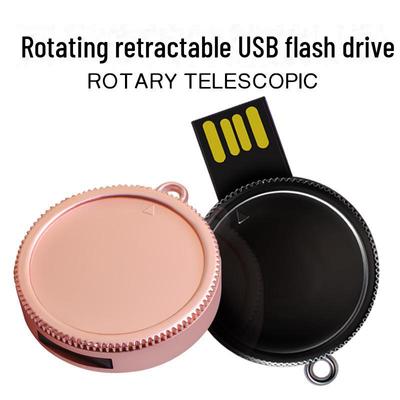 Personalizovaný otočný kovový USB kľúč - Auto & Vodotesný, možnosti 16 GB alebo 32 GB pre podnikanie & študentov.