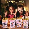 4pcs Pink Halloween Popcorn Box Paper Pumpkin Gift Packing Box  Kids