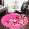 courageous dog, Chair mat Round Rug Office carpet, Non slip, Suitable for Living Rooms, Bedrooms decor.1205168a