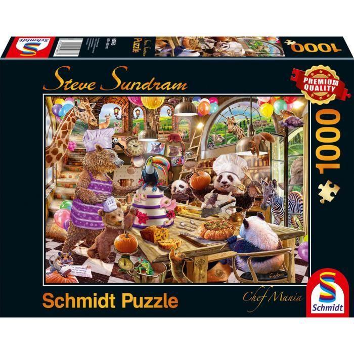 Puzzle Paysage Et Nature - SCHMIDT SPIELE - Chef Mania - 1000 Pièces - Pour Adulte À Partir De 12 Ans